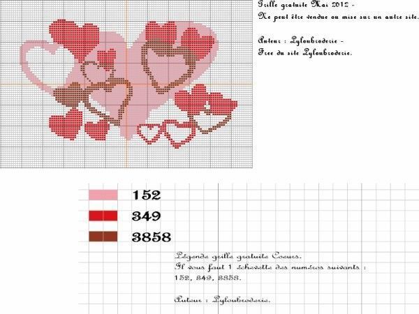 grille point de croix love coeur - Page 4